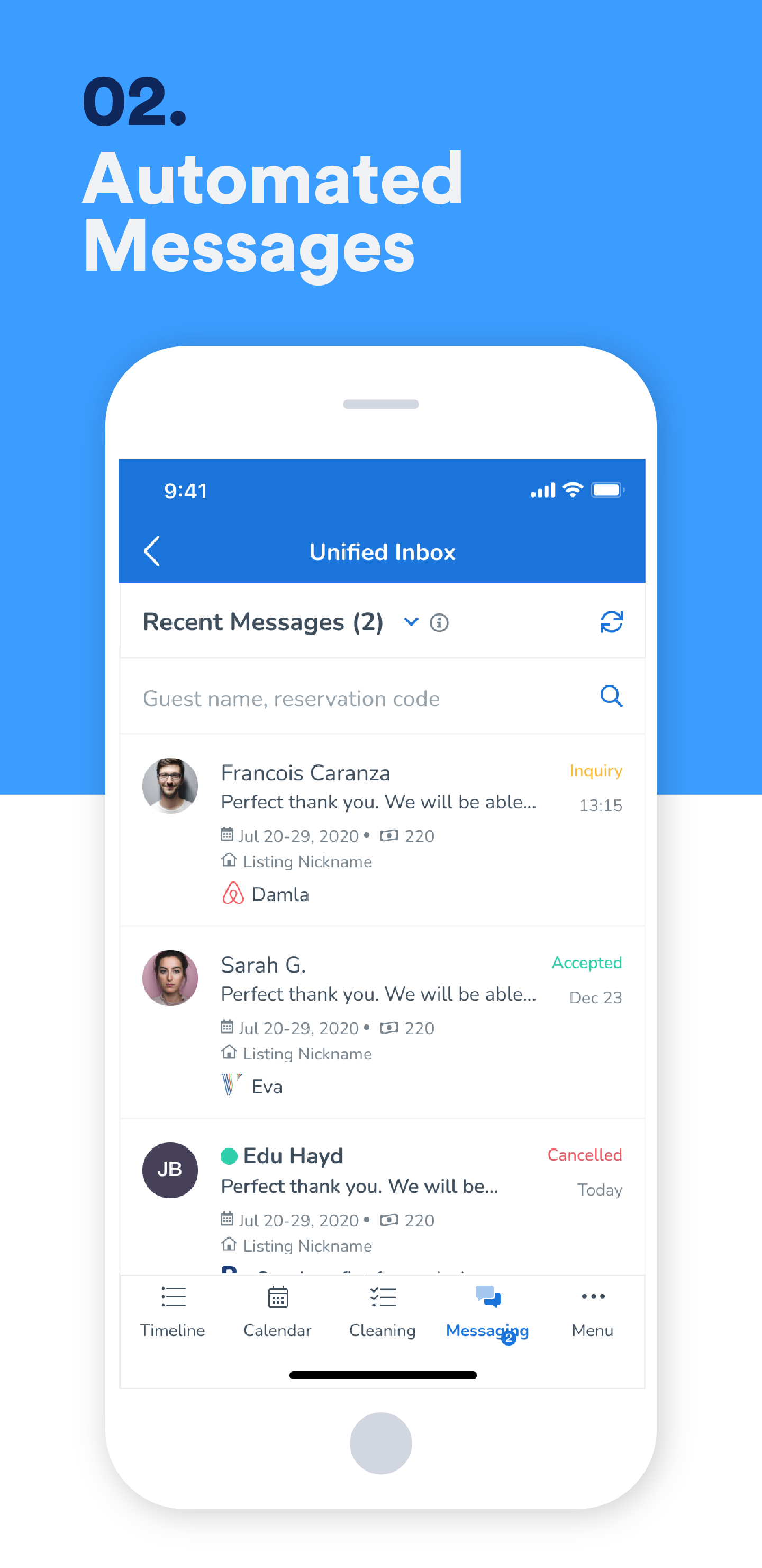 screenshot of Guesty Lite